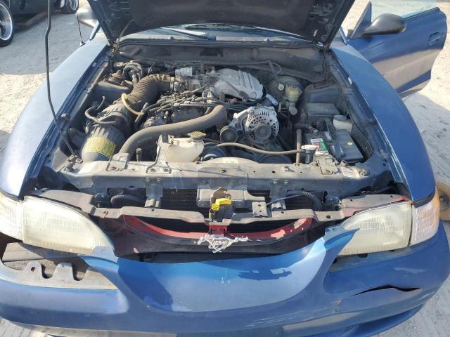 1FAFP404XWF234805 - 1998 FORD MUSTANG BLUE photo 11