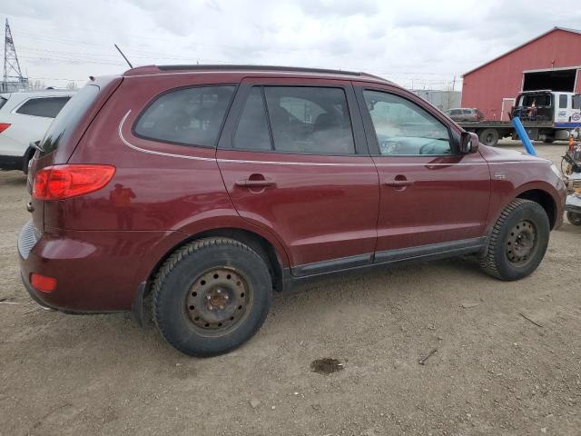 5NMSG13E89H301646 - 2009 HYUNDAI SANTA FE GL MAROON photo 3