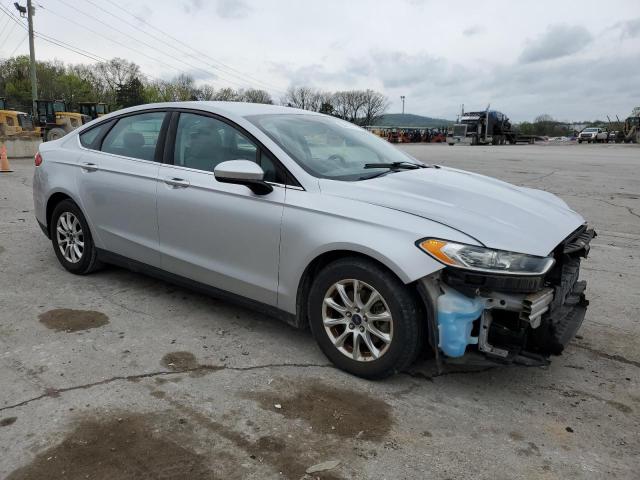 3FA6P0G74FR274521 - 2015 FORD FUSION S SILVER photo 4