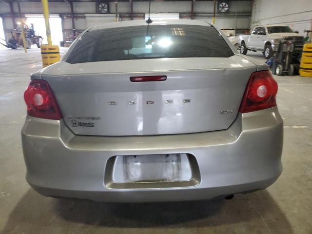 1C3CDZCB3DN661070 - 2013 DODGE AVENGER SXT SILVER photo 6