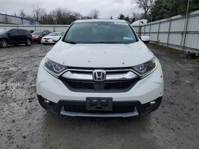 2HKRW2H56KH660387 - 2019 HONDA CR-V EX WHITE photo 5