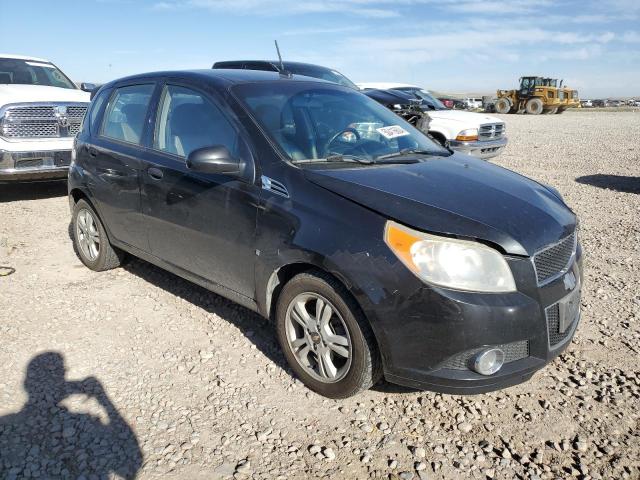 KL1TG66E59B652538 - 2009 CHEVROLET AVEO LT BLACK photo 4