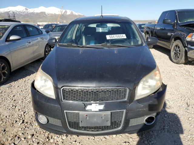 KL1TG66E59B652538 - 2009 CHEVROLET AVEO LT BLACK photo 5