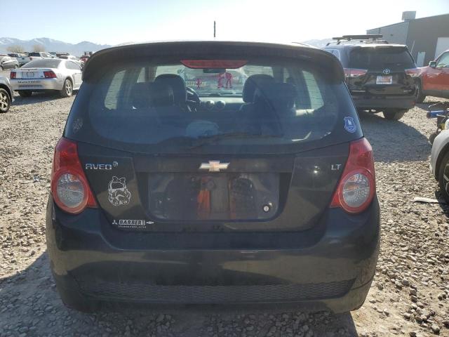 KL1TG66E59B652538 - 2009 CHEVROLET AVEO LT BLACK photo 6