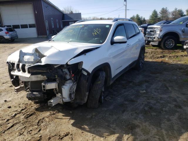 1C4PJMLBXKD310779 - 2019 JEEP CHEROKEE LATITUDE PLUS WHITE photo 1