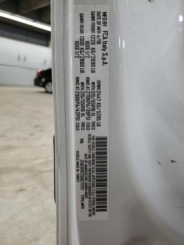 ZFBERFBT2G6C71757 - 2016 RAM PROMASTER SLT WHITE photo 13