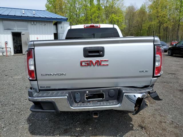 1GTG6BE36F1143114 - 2015 GMC CANYON SLE SILVER photo 6