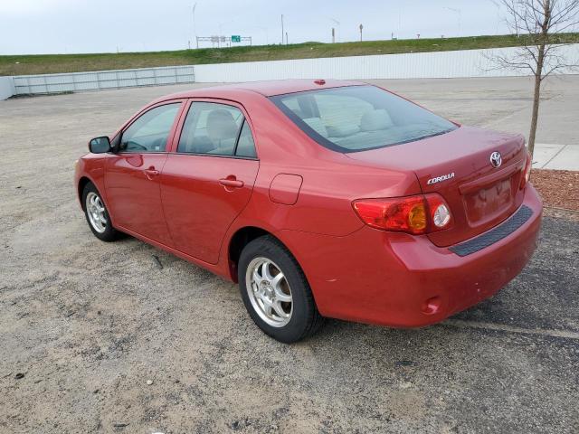 JTDBL40E79J012785 - 2009 TOYOTA COROLLA BASE RED photo 2