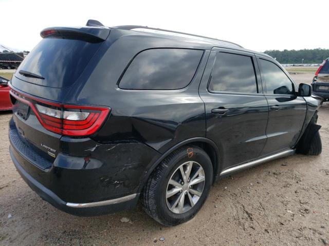 1C4RDHDG2FC239252 - 2015 DODGE DURANGO LIMITED BLACK photo 3