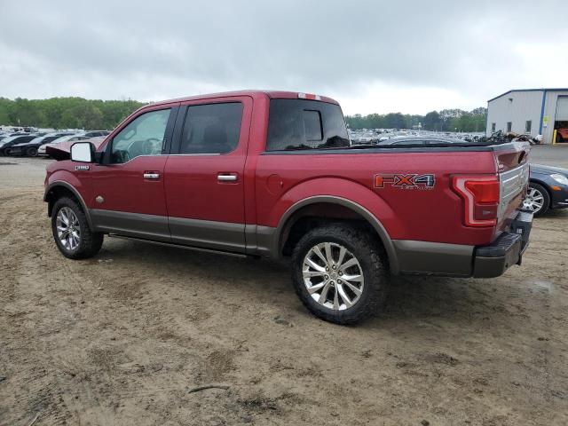 1FTEW1EF0GFB50821 - 2016 FORD F150 SUPERCREW TWO TONE photo 2