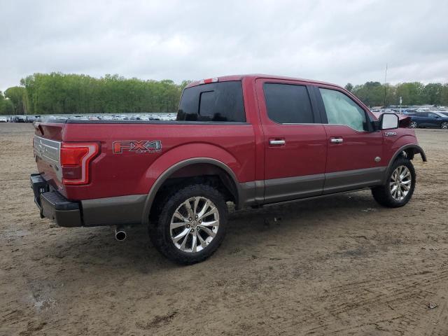 1FTEW1EF0GFB50821 - 2016 FORD F150 SUPERCREW TWO TONE photo 3