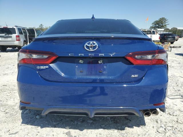 4T1T11AK9RU235630 - 2024 TOYOTA CAMRY SE NIGHT SHADE BLUE photo 6