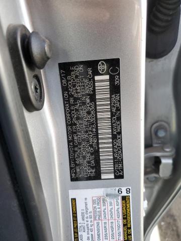 JTNB11HK6J3028365 - 2018 TOYOTA CAMRY L SILVER photo 12
