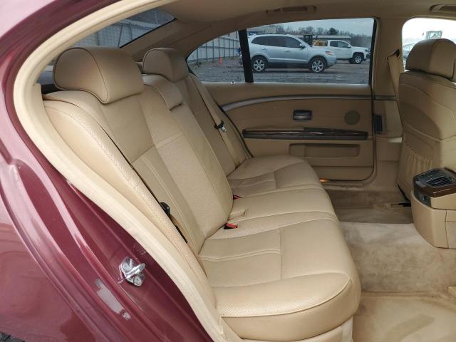 WBAGN63484DS48980 - 2004 BMW 745 LI BURGUNDY photo 10