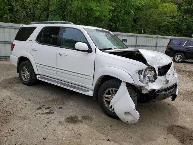 5TDZT34A77S288349 - 2007 TOYOTA SEQUOIA SR5 WHITE photo 4