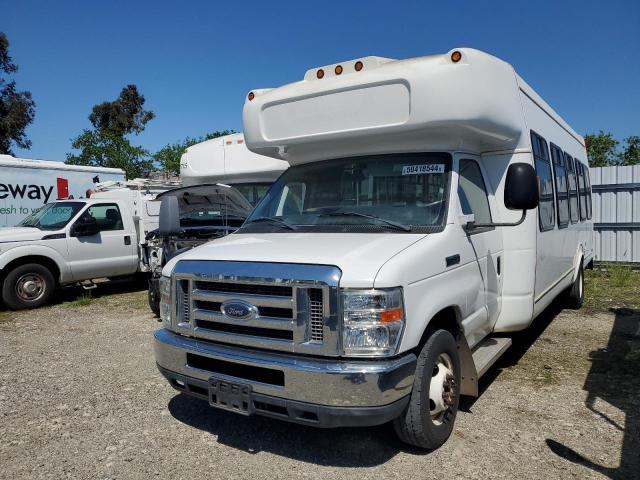 1FDXE4FS3CDA41585 - 2012 FORD ECONOLINE E450 SUPER DUTY CUTAWAY VAN WHITE photo 1