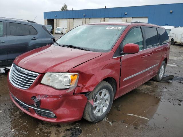 2C4RC1BGXCR326817 - 2012 CHRYSLER TOWN & COU TOURING წითელი ფოტო 1