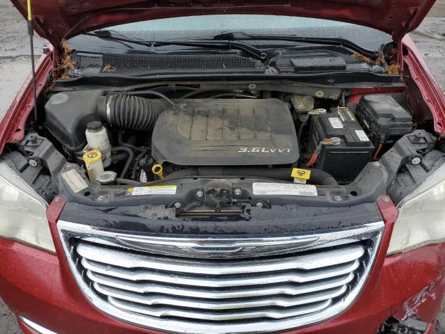 2C4RC1BGXCR326817 - 2012 CHRYSLER TOWN & COU TOURING წითელი ფოტო 12