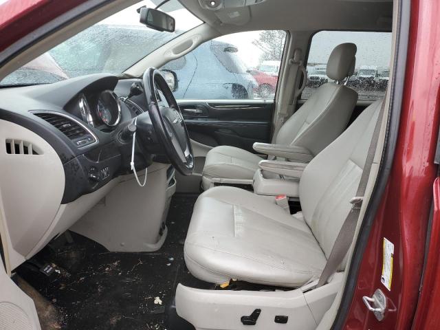 2C4RC1BGXCR326817 - 2012 CHRYSLER TOWN & COU TOURING წითელი ფოტო 7