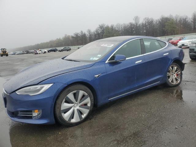 5YJSA1E47LF390673 - 2020 TESLA MODEL S BLUE photo 1
