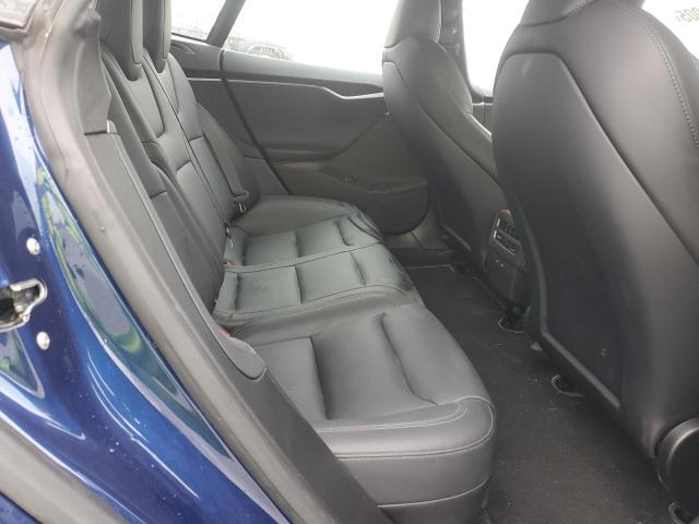 5YJSA1E47LF390673 - 2020 TESLA MODEL S BLUE photo 10