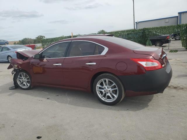 1N4AA5AP0AC839520 - 2010 NISSAN MAXIMA S BURGUNDY photo 2