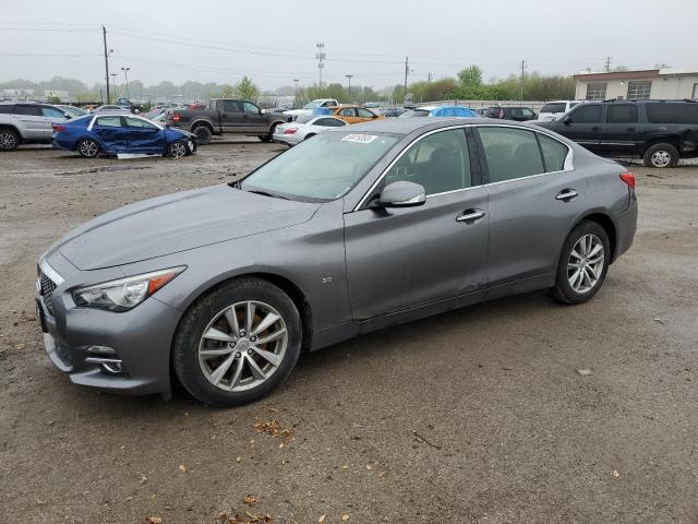 JN1EV7AR2HM834453 - 2017 INFINITI Q50 PREMIUM GRAY photo 1