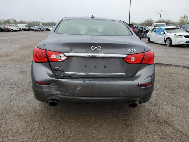 JN1EV7AR2HM834453 - 2017 INFINITI Q50 PREMIUM GRAY photo 6