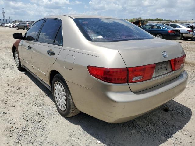 1HGCM56175A147305 - 2005 HONDA ACCORD DX GOLD photo 2