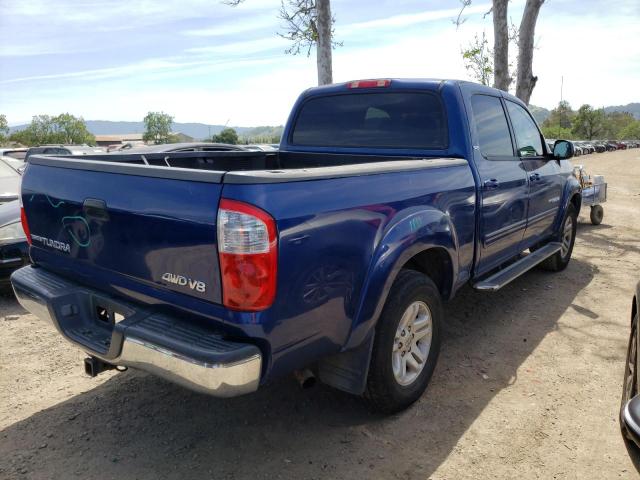 5TBDT44106S530941 - 2006 TOYOTA TUNDRA DOUBLE CAB SR5 BLUE photo 3