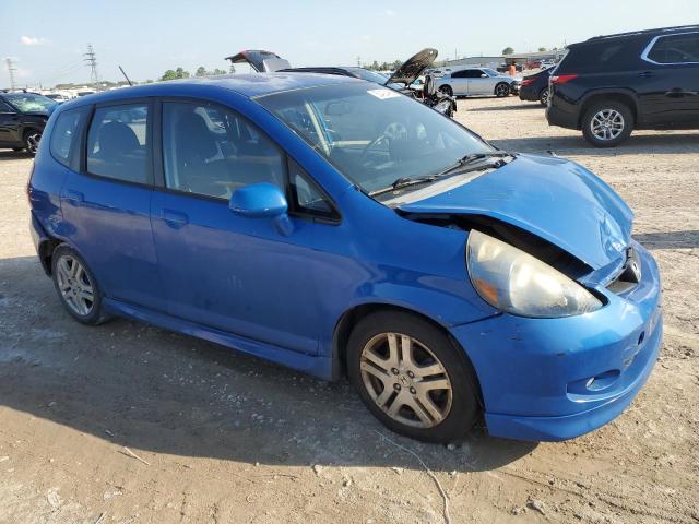 JHMGD38617S062145 - 2007 HONDA FIT S 蓝色 照片 4