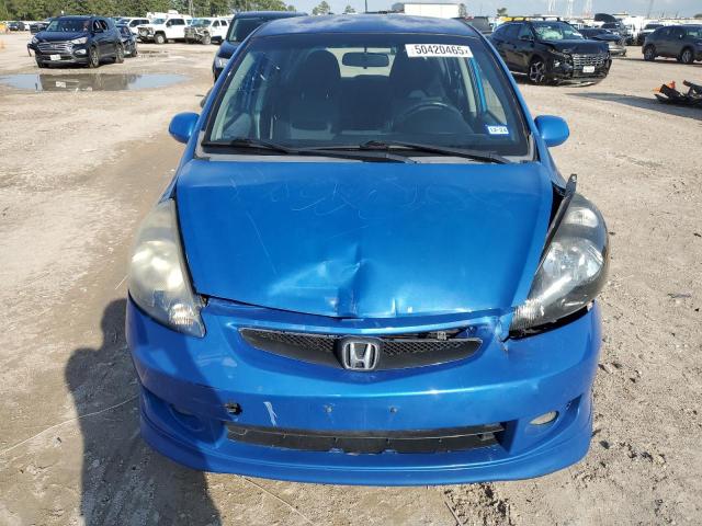 JHMGD38617S062145 - 2007 HONDA FIT S 蓝色 照片 5