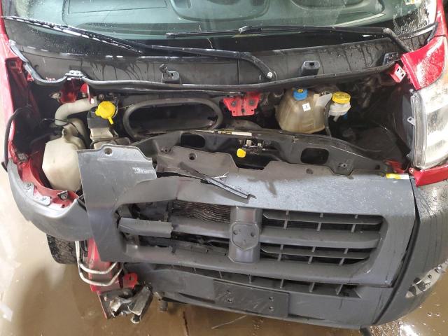 3C6URVJG9JE108231 - 2018 RAM PROMASTER 3500 HIGH წითელი ფოტო 12