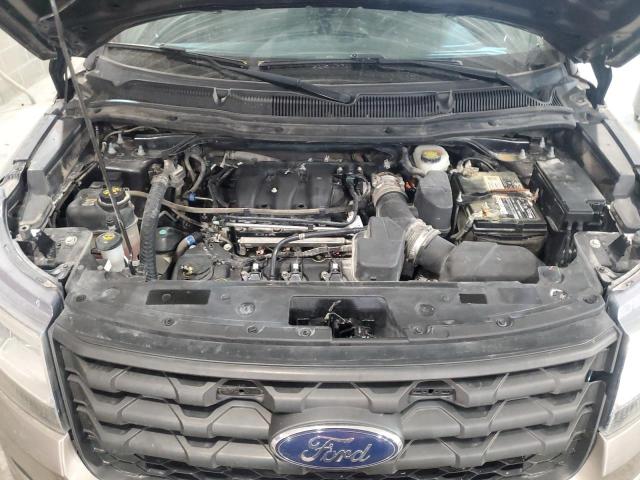 1FM5K8AR6HGD06355 - 2017 FORD EXPLORER POLICE INTERCEPTOR 棕色 照片 11