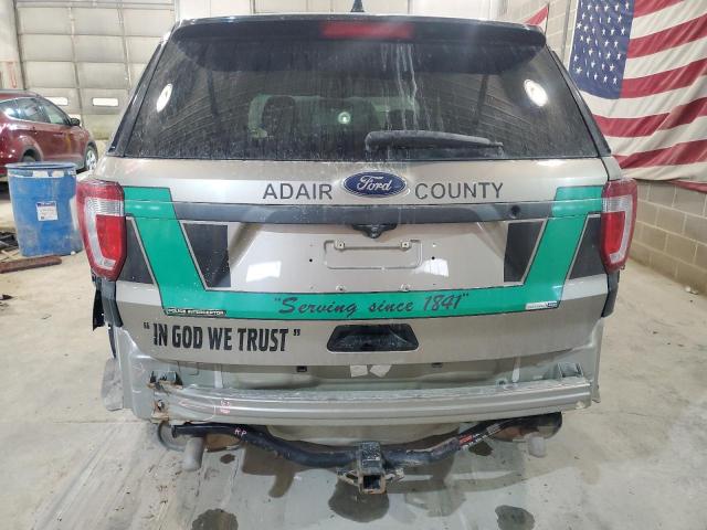 1FM5K8AR6HGD06355 - 2017 FORD EXPLORER POLICE INTERCEPTOR 棕色 照片 6