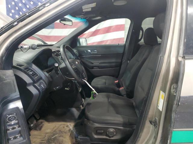1FM5K8AR6HGD06355 - 2017 FORD EXPLORER POLICE INTERCEPTOR 棕色 照片 7