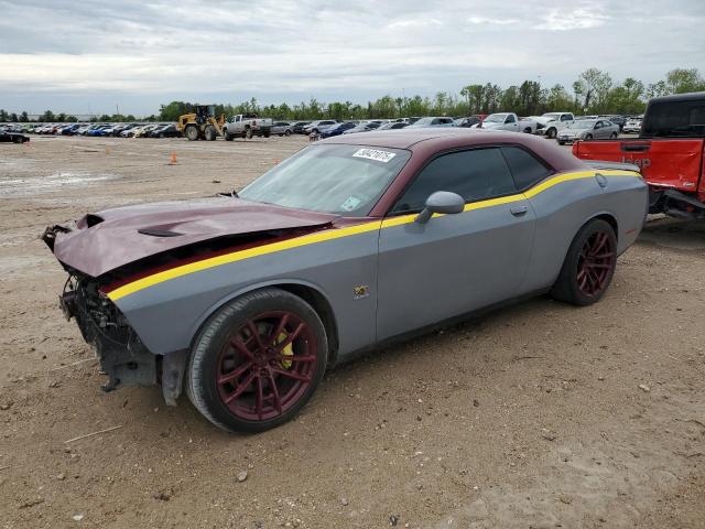 2C3CDZFJ3KH581485 - 2019 DODGE CHALLENGER R/T SCAT PACK YELLOW photo 1