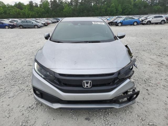 2HGFC2F81LH559259 - 2020 HONDA CIVIC SPORT SILVER photo 5