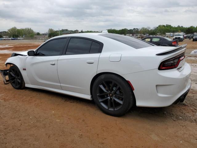 2C3CDXGJ4KH605893 - 2019 DODGE CHARGER SCAT PACK WHITE photo 2