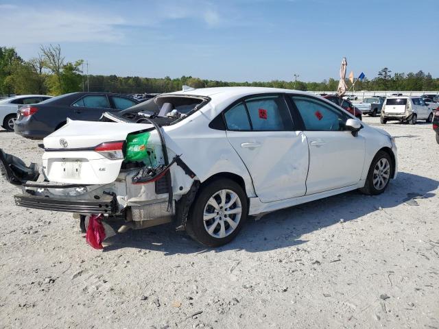 5YFEPRAEXLP074259 - 2020 TOYOTA COROLLA LE WHITE photo 3