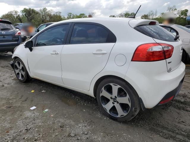 KNADN5A31D6174586 - 2013 KIA RIO EX WHITE photo 2