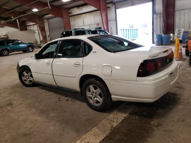 2G1WF55E859298443 - 2005 CHEVROLET IMPALA WHITE photo 2