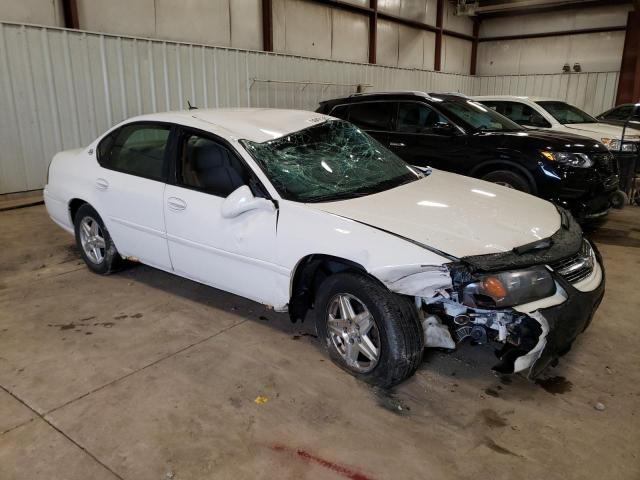 2G1WF55E859298443 - 2005 CHEVROLET IMPALA WHITE photo 4