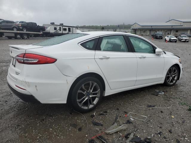 3FA6P0RU8LR139850 - 2020 FORD FUSION TITANIUM WHITE photo 3