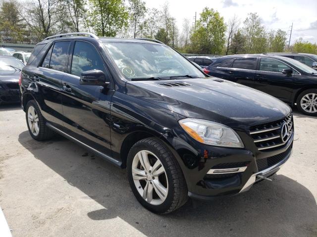 4JGDA5HB9CA032750 - 2012 MERCEDES-BENZ ML 350 4MATIC BLACK photo 4