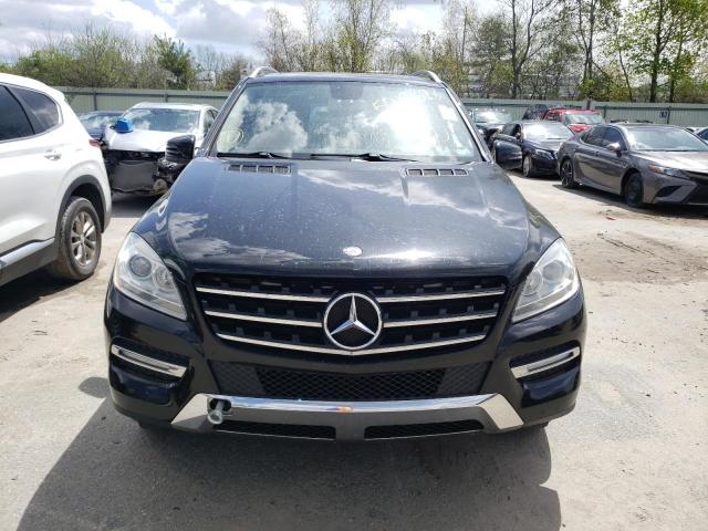 4JGDA5HB9CA032750 - 2012 MERCEDES-BENZ ML 350 4MATIC BLACK photo 5
