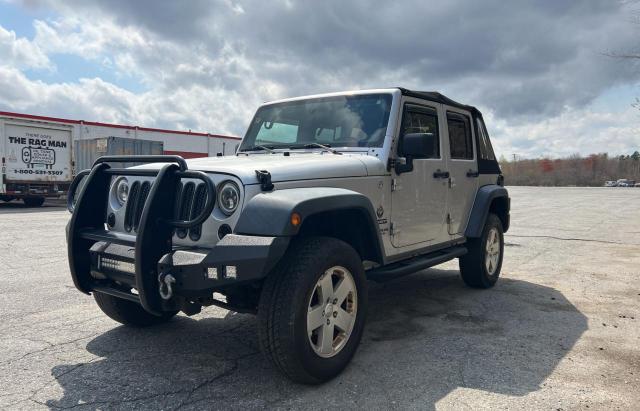 1J4HA3H16BL500982 - 2011 JEEP WRANGLER U SPORT فضي صورة 2
