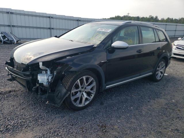 3VWH17AU6JM765784 - 2018 VOLKSWAGEN GOLF ALLTR S BLACK photo 2