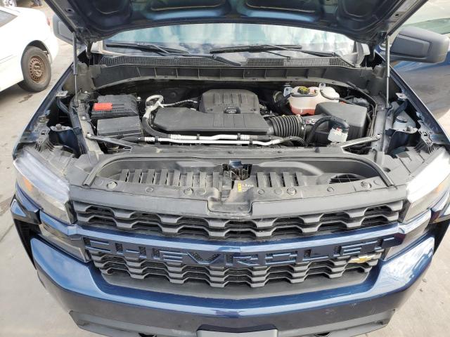 3GCPWBEK4NG133172 - 2022 CHEVROLET SILVERADO C1500 CUSTOM BLUE photo 11