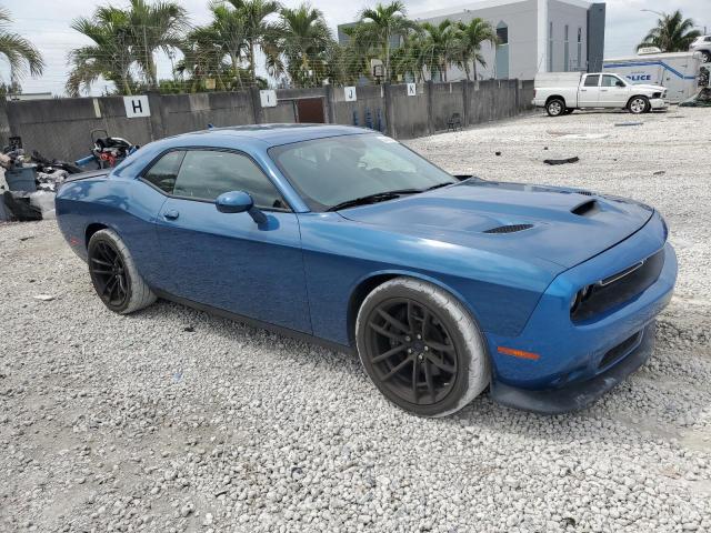 2C3CDZFJ8NH238305 - 2022 DODGE CHALLENGER R/T SCAT PACK BLUE photo 4
